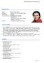 PERSONAL DATA ACADEMIC DEGREES POSITIONS. Marta Rivera-Alba PhD. Curriculum vitae