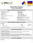 Material Safety Data Sheet