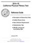 2014 15 California Physical Fitness Test