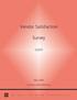 Vendor Satisfaction. Survey