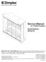 Service Manual 32 Purifire Fireplace