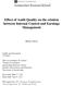 Effect of Audit Quality on the relation between Internal Control and Earnings Management