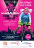 RIDE THE NIGHT. Join the biggest female cycling event in the UK. actionforcharity SATURDAY 27 MAY 2017 PLACES LIMITED. events@actionforcharity.co.