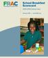 School Breakfast Scorecard