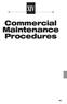 XIV Commercial Maintenance Procedures 303