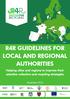 R4R GUIDELINES FOR LOCAL AND REGIONAL AUTHORITIES