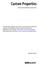 Custom Properties. vcloud Automation Center 6.0.0 EN-001352-01