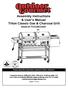 Assembly Instructions & User s Manual Triton Classic Gas & Charcoal Grill Model #: FSOGBG3005