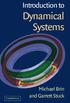 Introduction to. Dynamical Systems. Michael Brin and Garrett Stuck