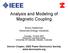 Analysis and Modeling of Magnetic Coupling