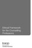 Ethical Framework for the Counselling Professions