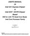 USER'S MANUAL Of Intel G41 Express Chipset & Intel ICH7 / ICH7R Chipset Based