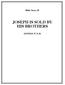 JOSEPH IS SOLD BY HIS BROTHERS