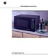 GE Countertop Microwave Ovens