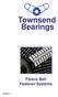 Townsend Bearings. Flexco Belt Fastener Systems. Revision 1