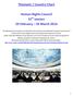 Thematic / Country Chart. Human Rights Council 31 st session 29 February 24 March 2016