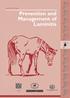 ADVICE ON. Prevention and Management of Laminitis