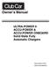 Owner s Manual. ULTRA-POWER II ACCU-POWER & ACCU-POWER ONBOARD Solid State Fully Automatic Chargers. Manual Number 1017361. Edition Code 0493B0101A