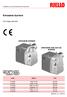 Kerosene burners. One stage operation KEROSENE BURNER KEROSENE AND GAS OIL BURNER. Installation, use and maintenance instructions