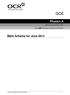 GCE. Physics A. Mark Scheme for June 2012. Advanced Subsidiary GCE Unit G482: Electrons, Waves and Photons. Oxford Cambridge and RSA Examinations