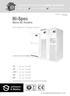 Hi-Spec. sustainable solutions under one roof HEATING HOT WATER VENTILATION. Warm Air Heaters. with System E-T & Basic Control USERS INSTRUCTIONS