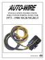 AUTO-WIRE INSTALLATION INSTRUCTIONS FOR CUSTOM WIRING PANEL FOR 1973-1980 MGB/MGBGT. By Dan Masters