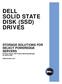 DELL SOLID STATE DISK (SSD) DRIVES