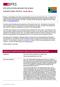 IFRS APPLICATION AROUND THE WORLD JURISDICTIONAL PROFILE: South Africa