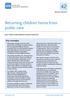 Returning children home from public care