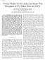 Analytic Models for the Latency and Steady-State Throughput of TCP Tahoe, Reno and SACK
