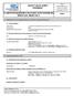 SAFETY DATA SHEET Revised edition no : 0 SDS/MSDS Date : 10 / 7 / 2012