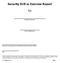 Security Drill or Exercise Report. for