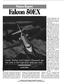 Status Report Falcon 50EX