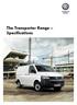 The Transporter Range Specifications