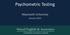 Psychometric Testing. Maynooth University. January 2015