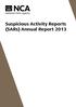 Suspicious Activity Reports (SARs) Annual Report 2013