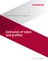 Eastman Provista copolymers. Extrusion of tubes and profiles