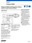 Pressure Relief. Pressure Relief and Sequence Valves CG2V-6/8, 10 Series; CG5V-6/8, 20 Series. Vickers. Features and Benefits.