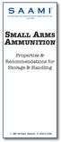 SMALL ARMS AMMUNITION