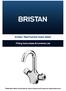 Artisan Thermostatic basin mixer. Fitting Instructions & Contents List