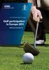 Golf participation in Europe 2011 golfbusinesscommunity.com