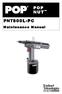 POP NUT Tool PNT800L-PC. Maintenance Manual