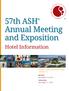 57th ASH Annual Meeting and Exposition