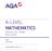 A-LEVEL MATHEMATICS. Mechanics 2B MM2B Mark scheme. 6360 June 2014. Version/Stage: Final V1.0