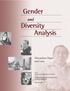 Gender. Diversity Analysis. and. Discussion Paper and Lens