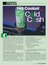 Hot Coolant To Cold Cash