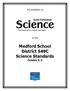 Medford School District 549C Science Standards