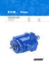 Q Series Piston Pumps Variable Displacement, Quiet Series for Industrial Applications