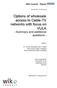 Options of wholesale access to Cable-TV networks with focus on VULA