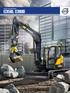 VOLVO EXCAVATORS ECR58D, ECR88D. 5.7-9.5 t (12,550-20,950 lbs) 49-58 hp